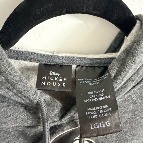 Disney Mickey Mouse Gray Hoodie - Picture 6 of 7